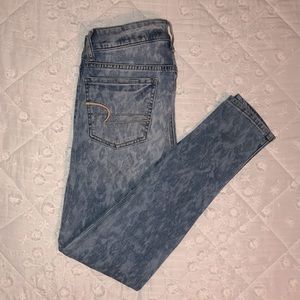 American Eagle Super Stretch Acid Wash Jegging